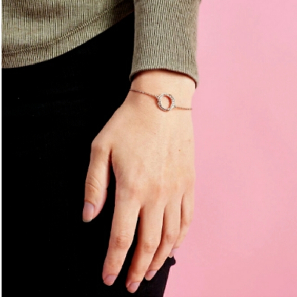 Adore by Swarovski Circle Rose Gold Bracelet - Picture 6 of 9